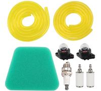 ZAMDOE Ampoule d'amorçage Filtre à air Filtre à Carburant Bougie d'allumage pour Poulan pour Craftman tronçonneuse, remplace #5300071835 188-513-1 530037793 530069216 530069247 530095646