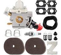 ZAMDOE Carburateur avec Filtre à air pour Stihl FS40 FS50 FS56 FS70 FS70C FC70 FC56 FS56C HT56 HT56C KN56 KM56 KM56C Tondeuse Pièces 4144 120 0608 41441200608 C1M-s267A