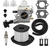 ZAMDOE Carburateur BG86 pour Stihl BG86C moteur de souffleur de feuilles, 4241 120 0623, 4241 120 0616, avec filtre à air HD2 + bougie d'allumage + conduite de carburant + filtre à carburant