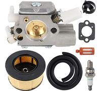 ZAMDOE Carburateur Compatible pour Stihl MS251 MS231 MS 251 MS231 Tronçonneuse avec Filtre à air Bougie d'allumage Filtre à Carburant Filtre à Huile Kit d'entretien C1Q-S233 1143-120-0617