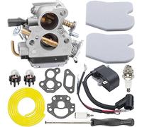 ZAMDOE carburateur de Bobine d'allumage Filtre à air pour Husqvarna 235 235E 236 236E 240 240E 120 Mark II tronçonneuse pour Jonsered CS2234 CS2238 CS2234S CS2238S C1T-W33C 586936202 574719402