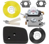 ZAMDOE Carburateur pour Husqvarna 122HD45 122HD60 522HD60S 522HDR60S pour Jonsered HT2223T HT2218 Taille-haie Remplace # 523012401 596658301, avec Filtre à air Filtre à Carburant Ligne de Carburant