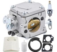 ZAMDOE Carburateur pour Husqvarna 61 266 268 272 272XP tronçonneuse Carb 503 28 03-16 574331601 503 44 68-01 503 44 72-03 503280407 503280304 503280114 pour Tillotson HS254B tronçonneuse à Essence