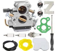 ZAMDOE carburateur pour Husqvarna tronçonneuse 235 235E 236 236E 240 240E 120 MARK II pour Jonsered CS2234 CS2238 CS2234S CS2238S tronçonneuse, remplace # C1T-W33C 574719402 545072601 54506180 1