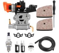 ZAMDOE Kit carburateur 4149 120 0600 pour Stihl FS94C-E, FS94RC-E, HL92C-E, HL92KC-E, HL94C-E débroussailleuse et KM94RC-E Moteur 2-Mix Carburateur RC2-S243E RC20243 avec Filtre à air