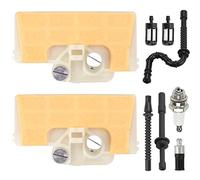 ZAMDOE Kit de Filtre à air pour STIHL 029 039 MS290 MS310 MS390 tronçonneuse, avec Filtre à Carburant, Bougie d'allumage, Filtre à Huile, Conduite de Carburant