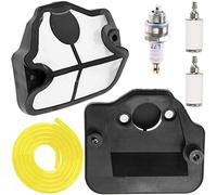ZAMDOE Kit de pièces de Filtre à air pour Husqvarna 36 41 136 136LE 137 137E 141 141LE 142 142E tronçonneuse, remplace 530029811, avec Bougie d'allumage et Filtre à Carburant