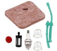 ZAMDOE Kit de réglage du filtre à air pour bougie d'allumage, pour STIHL FS45 FS55 FC55 FS38 FS45 FS46 FS55 HS45 MM55 KM55 HL45 FS100 débroussailleuse, remplacement 4140-124-2800
