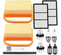 ZAMDOE TS410 TS420 Filtre à air pré-nettoyant pour Stihl TS410 TS420 TS410Z TS420Z TS480i TS500i scie à béton Remplacez Les pièces 4238 141 0300 avec la Poire d'amorçage de Bougie d'allumage