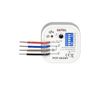 Zamel PCP-04 Relais temporisé 24V AC/DC Relais Multifonctions pour boîtes encastrées Minuterie 8 Fonctions différentes Temporisation Relais à impulsions