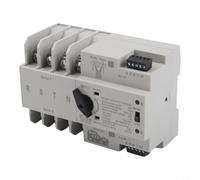 ZAMETTER Commutateur de transfert automatique intelligent à double alimentation pour ATS 125 A AC 110 V 220 V 400 V Relais minuterie avec fonctionnement manuel et électrique pour système
