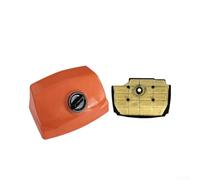 ZAMETTER Couvercle de filtre à air pour tronçonneuse 1145-140-1904 pour MS201 MS201T MS201TC Équipement extérieur en plastique Pièce de rechange ou filtre à air 1145-140-4400 (ensemble de filtres à