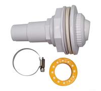 ZAMETTER Jet de retour de piscine pour piscine hors sol Hayward SP1023 Buse murale en PVC pour piscines de sol avec connecteur mural avec rotule oculaire, joints, adaptateur de ruban fileté PTFE