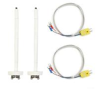 ZAMETTER Lot de 4 sondes de four à thermocouple de type K 2372/1300 degrés F/C Outil de mesure haute température Sonde de four en céramique Capteur de haute température -58 à 1 300 °C Thermomètre