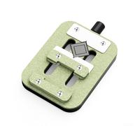 ZAMETTER Petit support de carte mère pour suspension PCB puce IC réparation soudure pince réglable support en métal avec mouvement bidirectionnel vert noir