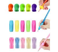 ZAMXHUG 15 pièces Guide Doigts Ecriture, Guide Doigt Embout Crayon Grips Pour Crayon Pour Enfants Étudiants Aide Ecriture Enfant, Devoirs Dessin (Multicolore)