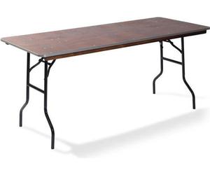 Zane – Table pliante pour événements, rectangulaire, 220 x 76 cm, 2 pièces