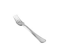 zanetti Lot de 12 fourchettes de table en acier inoxydable 18/C, modèle Leonardo, lot de 12 pièces, fabriqué en Italie, gris