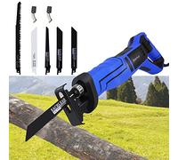 ZanGe Scie alternative puissante 900 W Scie sabre électrique filaire à vitesse variable, scie alternative avec changement de lame sans outil, vitesse variable et bouton de verrouillage