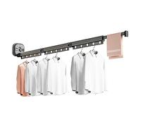 Zankie Étendoir à Linge Mural, Suspension Pliable pour ventouses, Suspension sans poinçon pour la Maison, la Caravane, Le Camping, Le dortoir, l'hôtel, Le Magasin