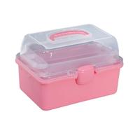 Zanthicia Boîte de Rangement compartimentée et Efficace pour tiroirs - Coffret spacieux pour Les nœuds à Cheveux - Organisez Facilement Vos Essentiels du Quotidien - Boîte de, Rose, 20 x 15 x 13 cm