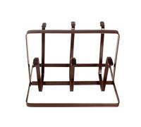 Zanthicia Tasse égouttoir étagère manche en bois détachable bouteille support de rangement Stable couleur unie verre à vin organisateur Table cuisine, Marron