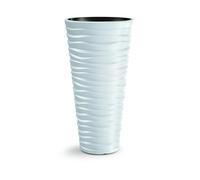 Zanvic Prosper Plast Dpsa400-s449 39 x 75 cm Sable Fin Pot de Fleurs - Blanc