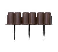 Zanvic Prosper Plast Palissade de Jardin Marron 302 x 10 cm 302 x 302 x 10 cm