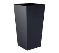 Zanvic Urbi 26,6 litres de plastique Fower Pot avec doublure intérieure 27 x 27 x 50 cm anthracite