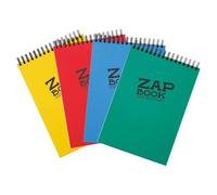 Zap Book bloc spiralé 160F A4 80g - Assortiment mixte
