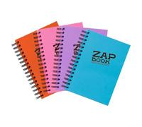 Zap Book carnet spiralé 160F A6 80g - Assortiment mixte
