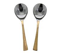 Zap impex Lot de 2 cuillères de service en acier inoxydable pour cuisine et ménage