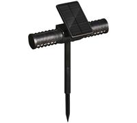 Zapper à énergie solaire pour invités indésirables, chargement USB et veilleuse, lampe étanche, facile à nettoyer, contrôle des animaux indésirables pour jardin et jardin, 42,9 x 29 cm