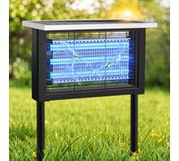 Zapper solaire 4500V insecte zapper extérieur, rechargeable électrique moustique Zapper