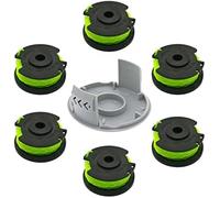 ZAPYVET Bobine automatique de coupe-herbe Bobine de débroussailleuse, pour ligne de remplacement de coupe-bordure pour Ryobi Rac143 6.1MX 2Mm 36V, RLT36B33 RY36LT33A-0(BLACK 6 1)