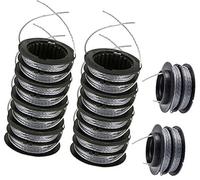 ZAPYVET Bobines de rechange pour coupe-bordures Green Works SB00L00 | ST60V ST60VT0, 0,08 pouce, 10 pièces