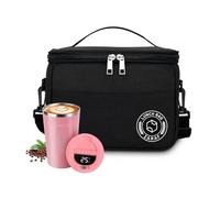 zaraf Bento Lunch Box 2 Couches Boite Repas Compartiment 1200 ml Lunchbox Hermétique avec Couverts Kit et Sac Isotherme Repas Boite Bento pour Adultes Enfants Pique-Niques (380, Millilitres)