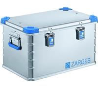 ZARGES - Caisse Aluminium Eurobox - Boîte Stockage & Transport Universelle - 600x400x250 mm - Aluminium Naturel - Poignées De Transport - Étanche & Durable - Idéal Palettes 1200x800