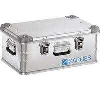 ZARGES - Caisse Aluminium K470 - Boîte Stockage & Transport Universelle - 600x400x250 mm - Aluminium Naturel - Poignées De Transport - Étanche & Durable