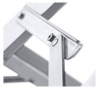 Zarges klappbares Arbeitspodest Seventec BP (2 x 2 Stufen, beidseitig begehbar)