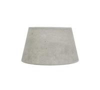 Zarivy Abat-jour E27 en ciment gris, de dimensions 35 x 25 x 20 cm, forme conique ouverte, idéal pour les lampes décoratives et les ambiances modernes.