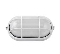 Zarivy Applique extérieure ovale en aluminium Apus Grande 1 x E27 blanche. Dimensions : 11,5 x 27,5 x 15,5 cm. Idéale pour l'extérieur, avec protection IP44 contre l'eau et la poussière. Parfaite pour