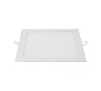 Zarivy Downlight LED encastrable carré 20 W 6 400 K 1500 lm 22 x 22 cm blanc, idéal pour éclairage intérieur et bureau.