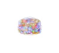 Zarivy Guirlande lumineuse LED RVB avec fil de cuivre, fonctionne sur piles, 4 m, idéale pour la décoration et les ambiances festives.