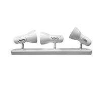 Zarivy Spot avec 3 éléments de couleur blanche, E27, puissance de 60 W, idéal pour un éclairage d'ambiance et décoratif, design moderne.