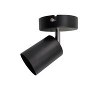 Zarivy Spot LED GU10 noir, 1 élément, idéal pour l'éclairage ponctuel et décoratif en intérieur.