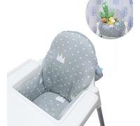 ZARPMA Housses de siège compatibles avec Chaise Haute Antilop, livrées avec Sac de Rangement, Coussin de Chaise Haute Lavable pour bébé Coussin rembourré en Coton pour Chaise d'enfant
