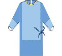 Zarys Casaque chirurgicale STANDARD PLUS, avec parties imperméables, avec 2 serviettes absorbantes, stérile, taille XL