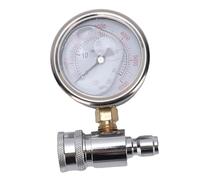 ZASCHMOY Manomètre de 6000 PSI, Manomètre de Nettoyeur Haute Pression en Acier Inoxydable avec Connexion Rapide de 3/8 Pouces et Double échelle, pour Pompes de Nettoyeur Haute Pression,