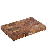 Zassenhaus Bloc à découper 055481 – Bois d'acacia marron foncé 45×30×4,5 cm pieds antidérapants